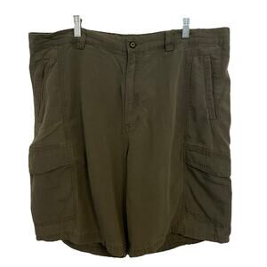 Tommy Bahama Relax Cargo Shorts Tencel Cotton Blend Green Summer Mens Size 38